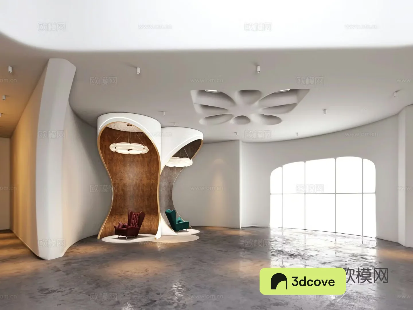 Postmodern Sand Development Hall Exhibition Area