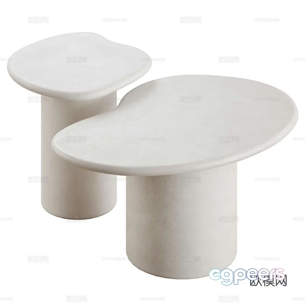 kavehome wabi-sabi corner table side table table table 3d model