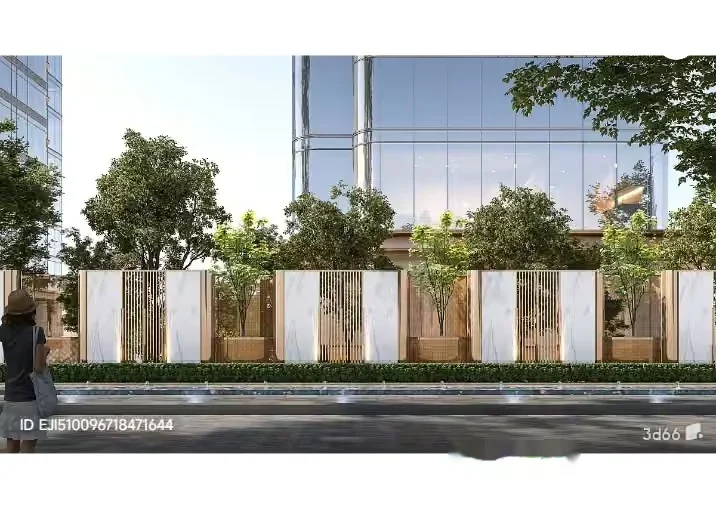 Modern Glass Building 3D Model – 6987 – VRAY Render