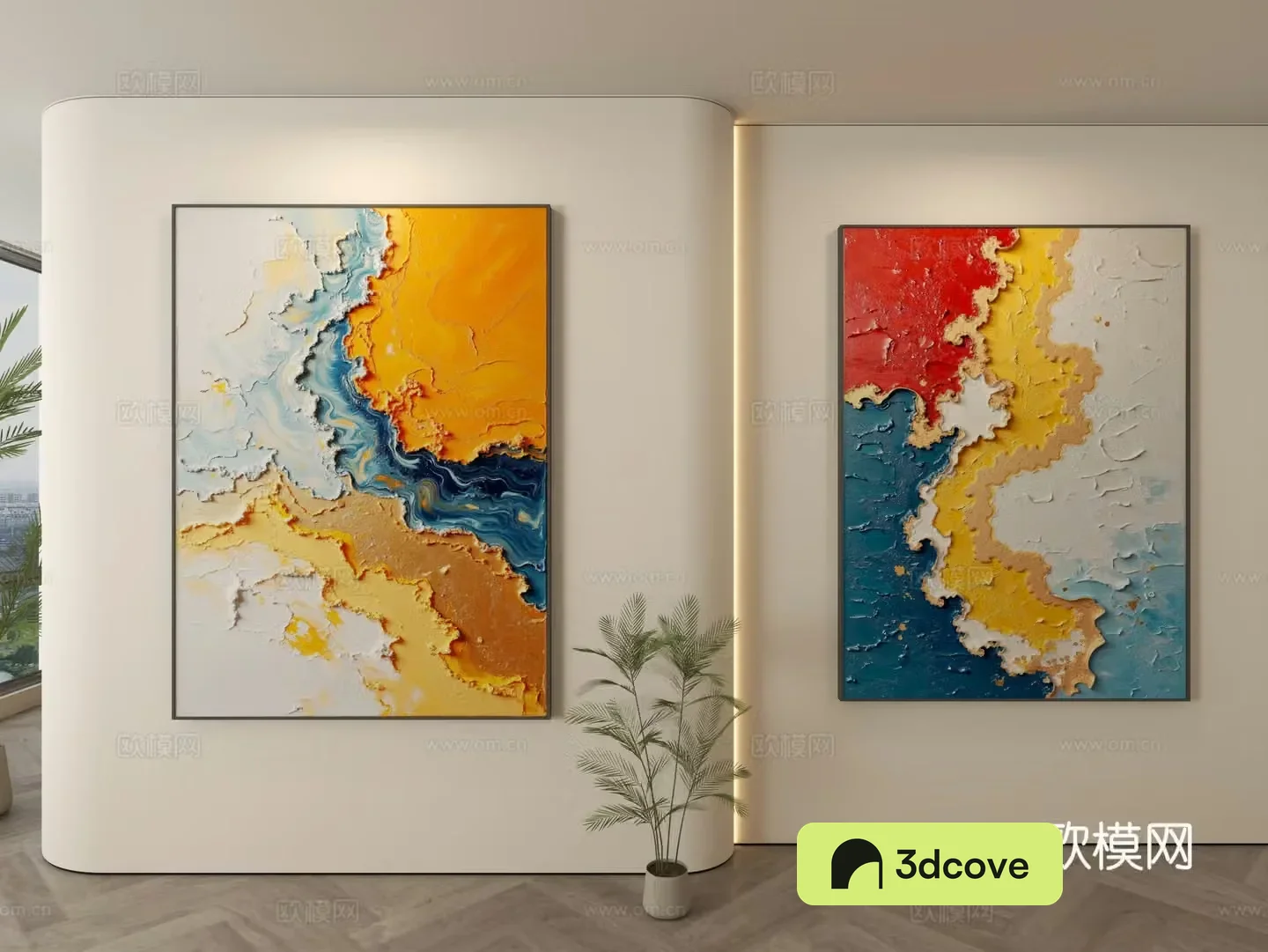 Modern decorative paintings Modern hanging paintings Simple hanging paintings