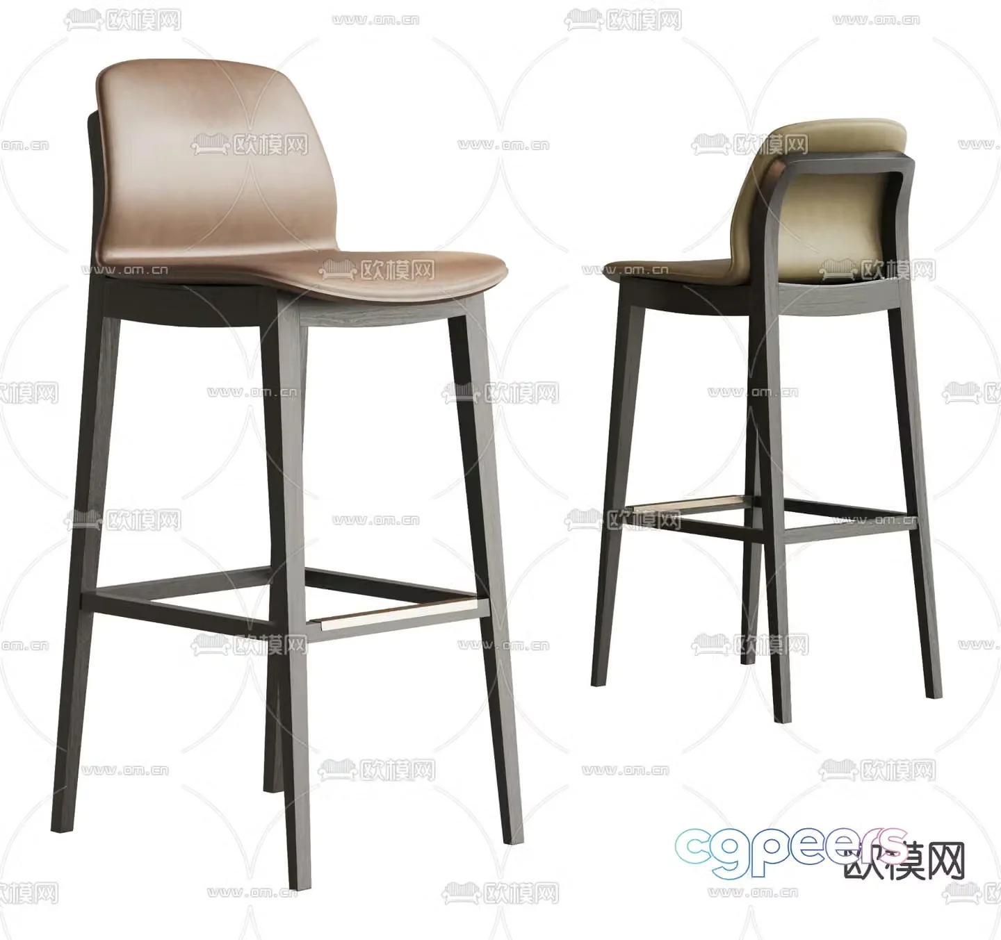 Modern bar stool bar stool 3d model