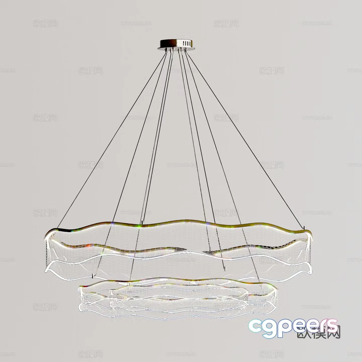 Lamps Chandelier Lighting Decorative Lights 3D Model