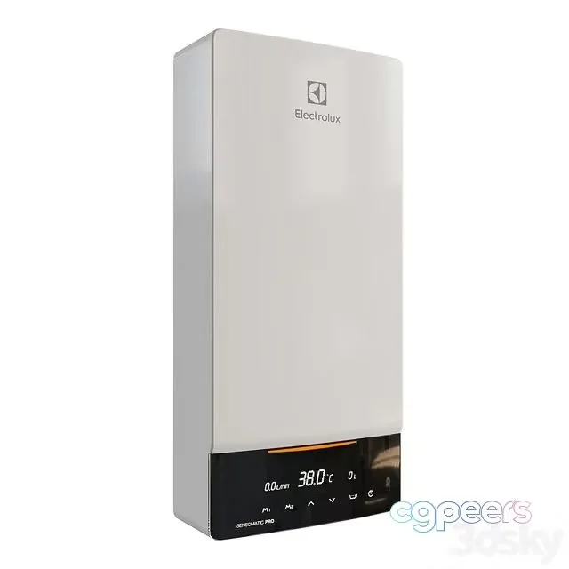 3ds Max Free – Electrolux NPX 18-24 Sensomatic Pro electric instantaneous water heater