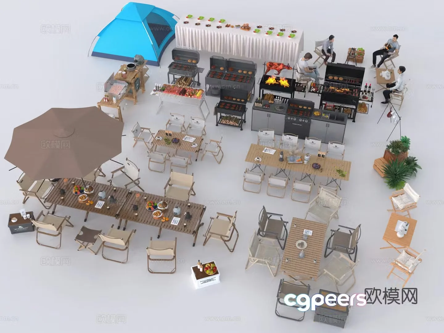 BBQ Grill 3D Model