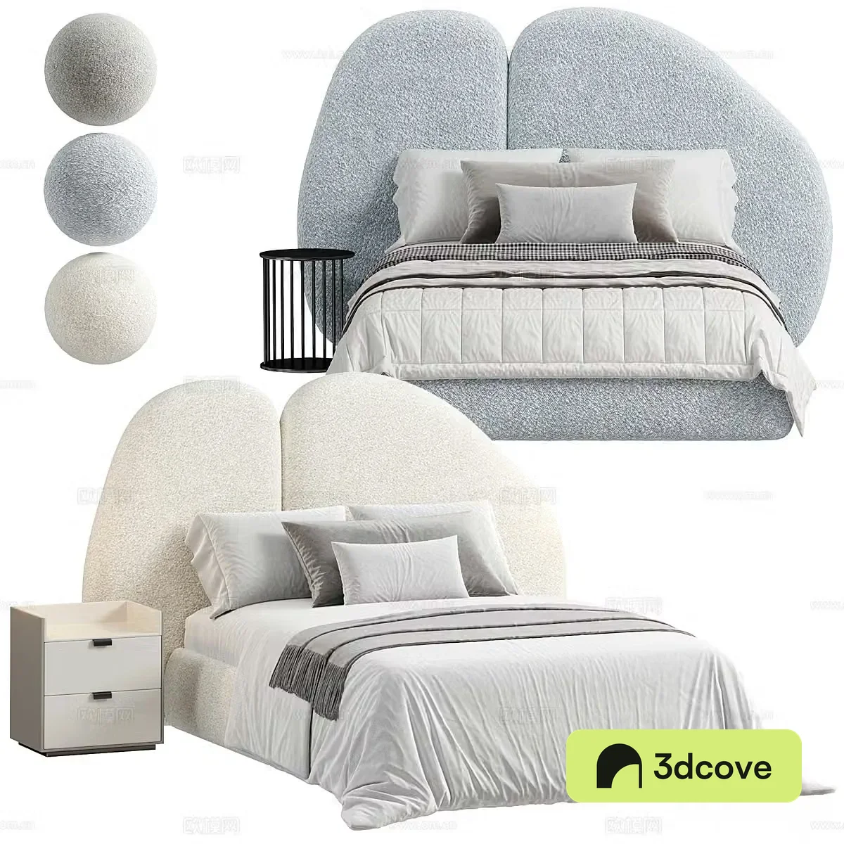 Modern single bed