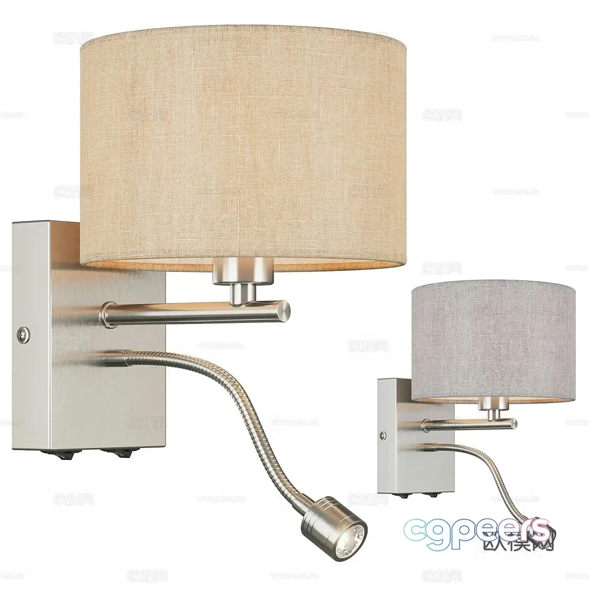 Modern wall light 3d model
