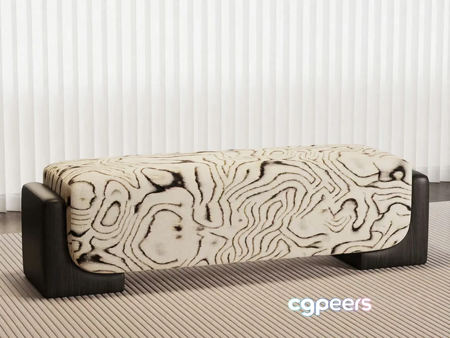 Modern Coffee Table 3D Model – 17946 – VRAY Render