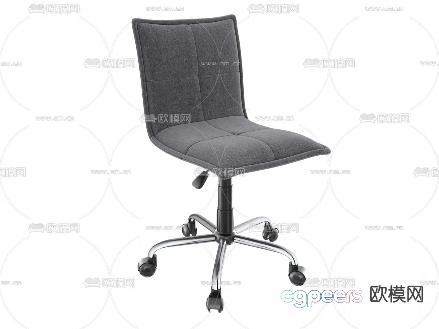 Modern swivel chair office chair book chair 3d model