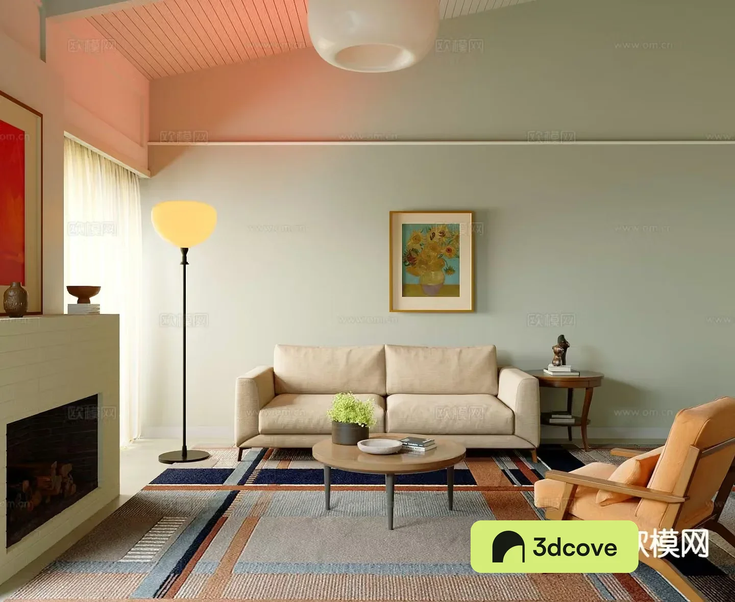 Cream style living room