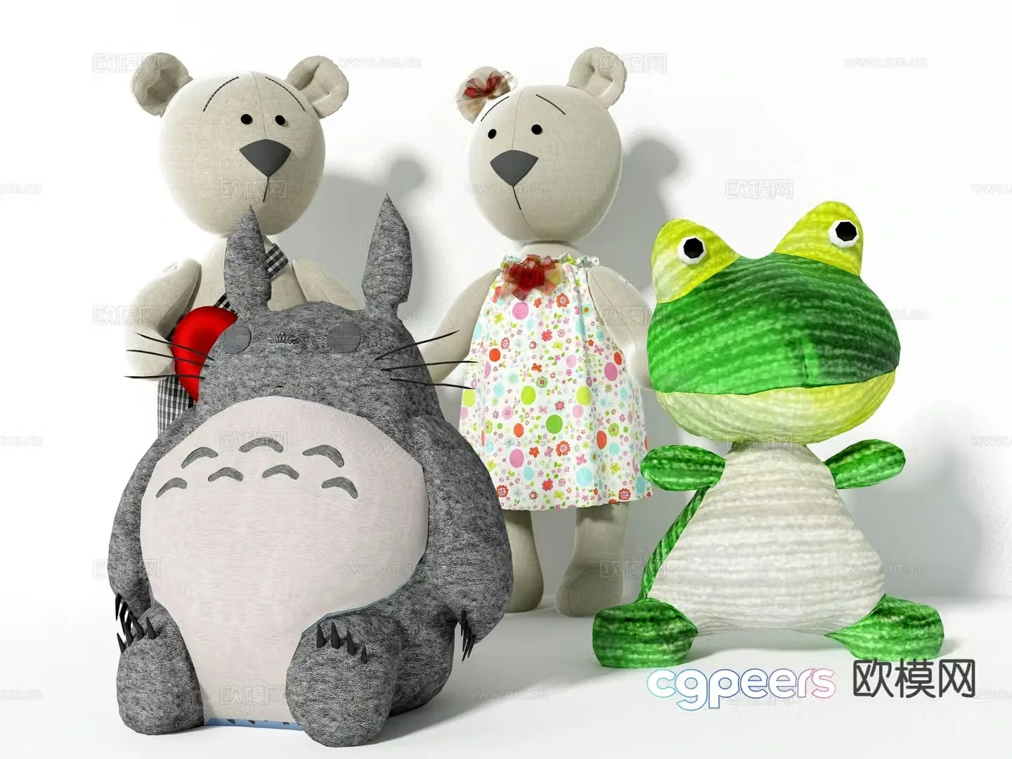 Children’s toys dolls plush toys cartoon toys 3d model