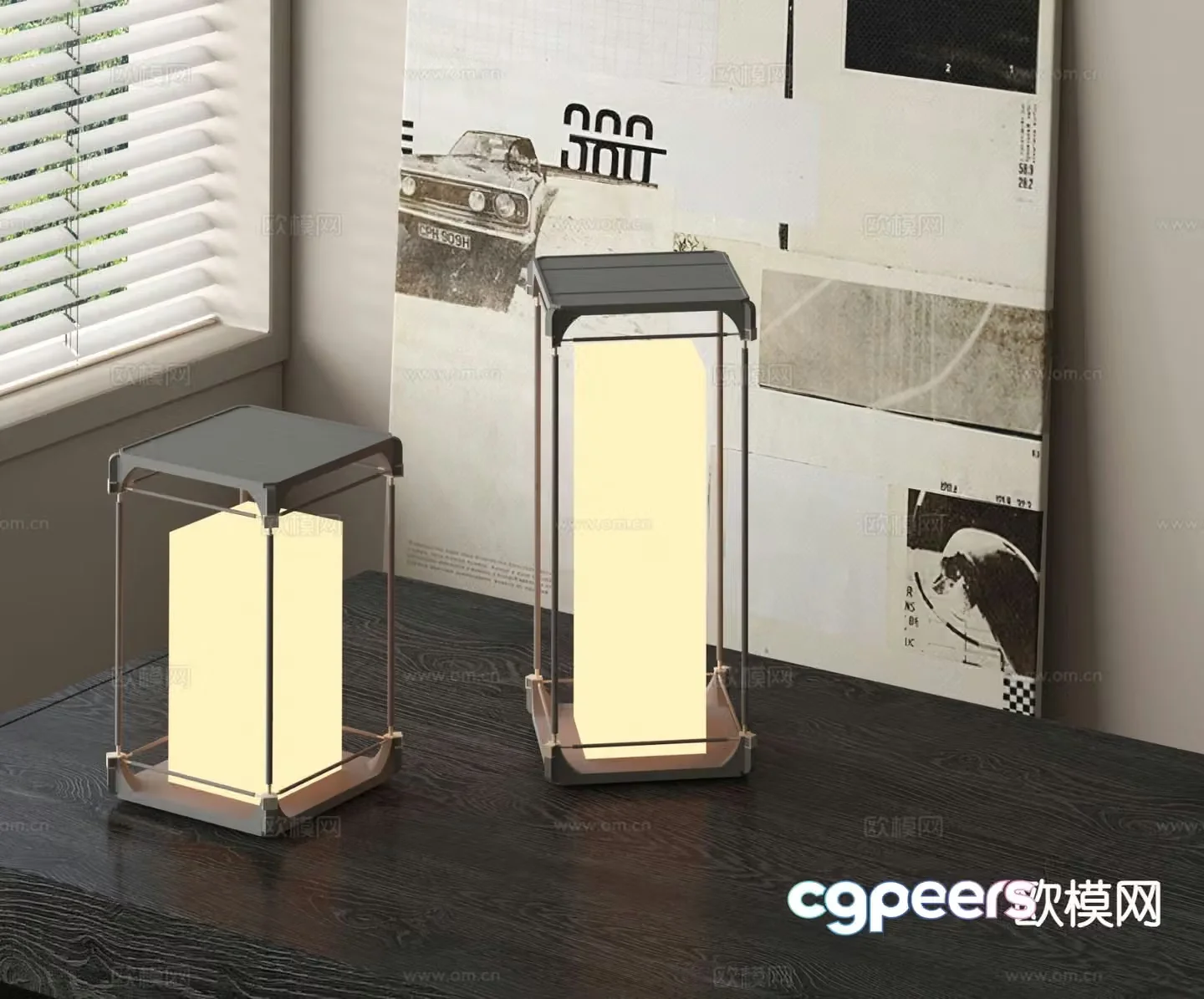 Lawn lamp floor lamp garden lamp garden lamp 3d model
