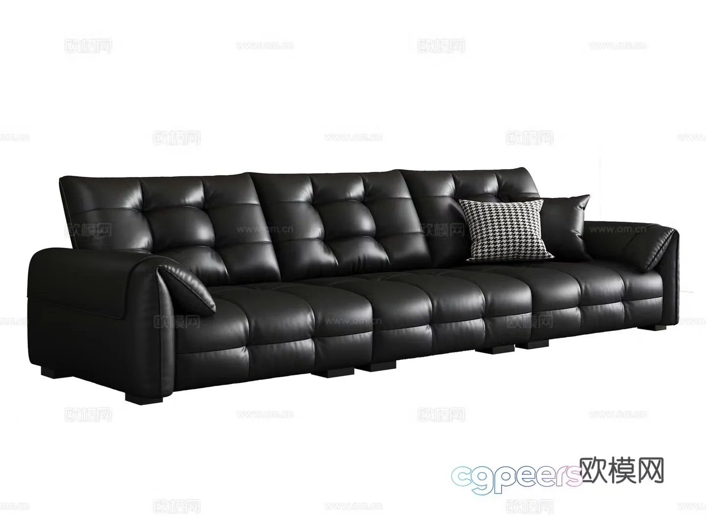 Modern multiplayer sofa 3d model