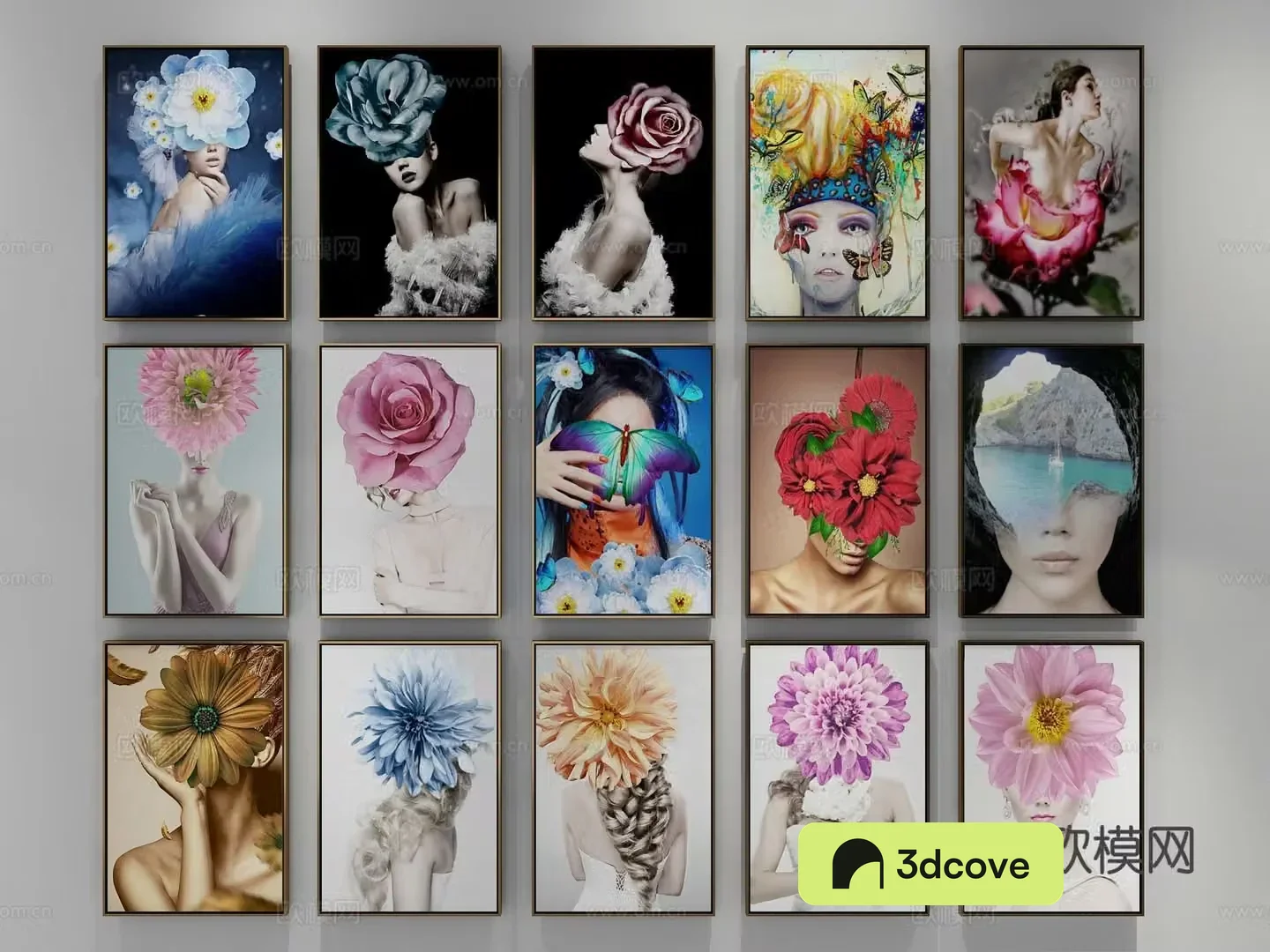 Modern figure painting art painting decorative painting