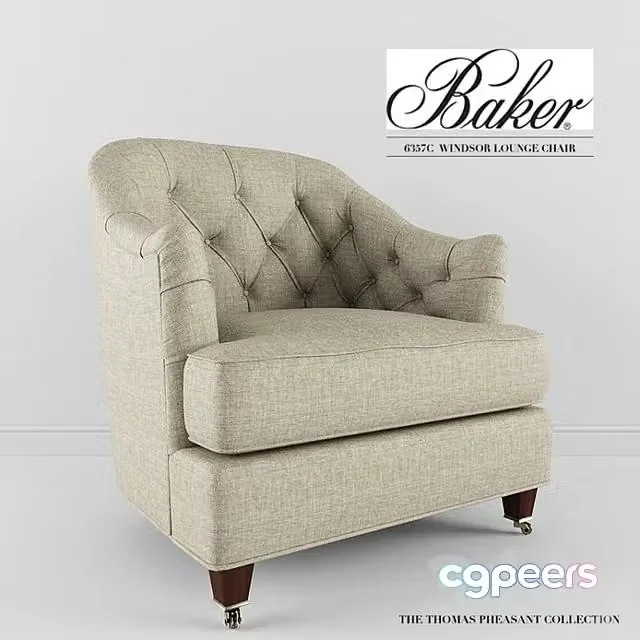 3ds Max Free – Baker Furniture – 6357C Windsor Lounge Chair