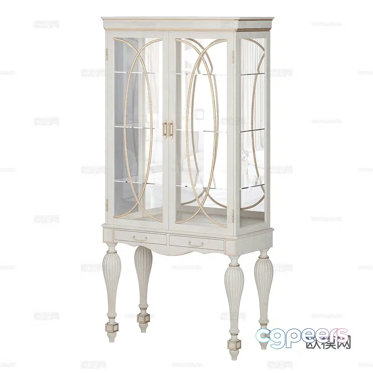 Decorative cabinet 3d model