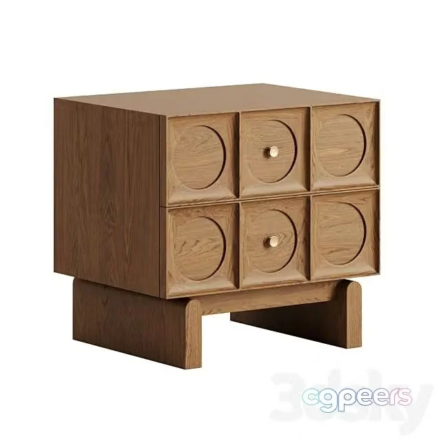 3ds Max Free – Marcel Bedside Table by Soho Home