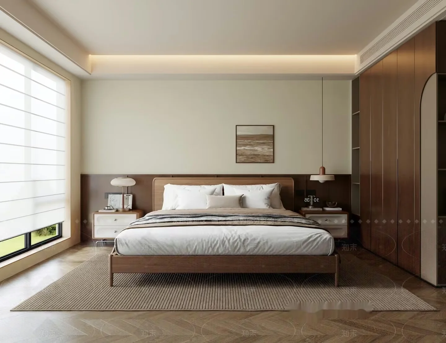 Cozy Bedroom 3D Model – 22474 – CORONA Render
