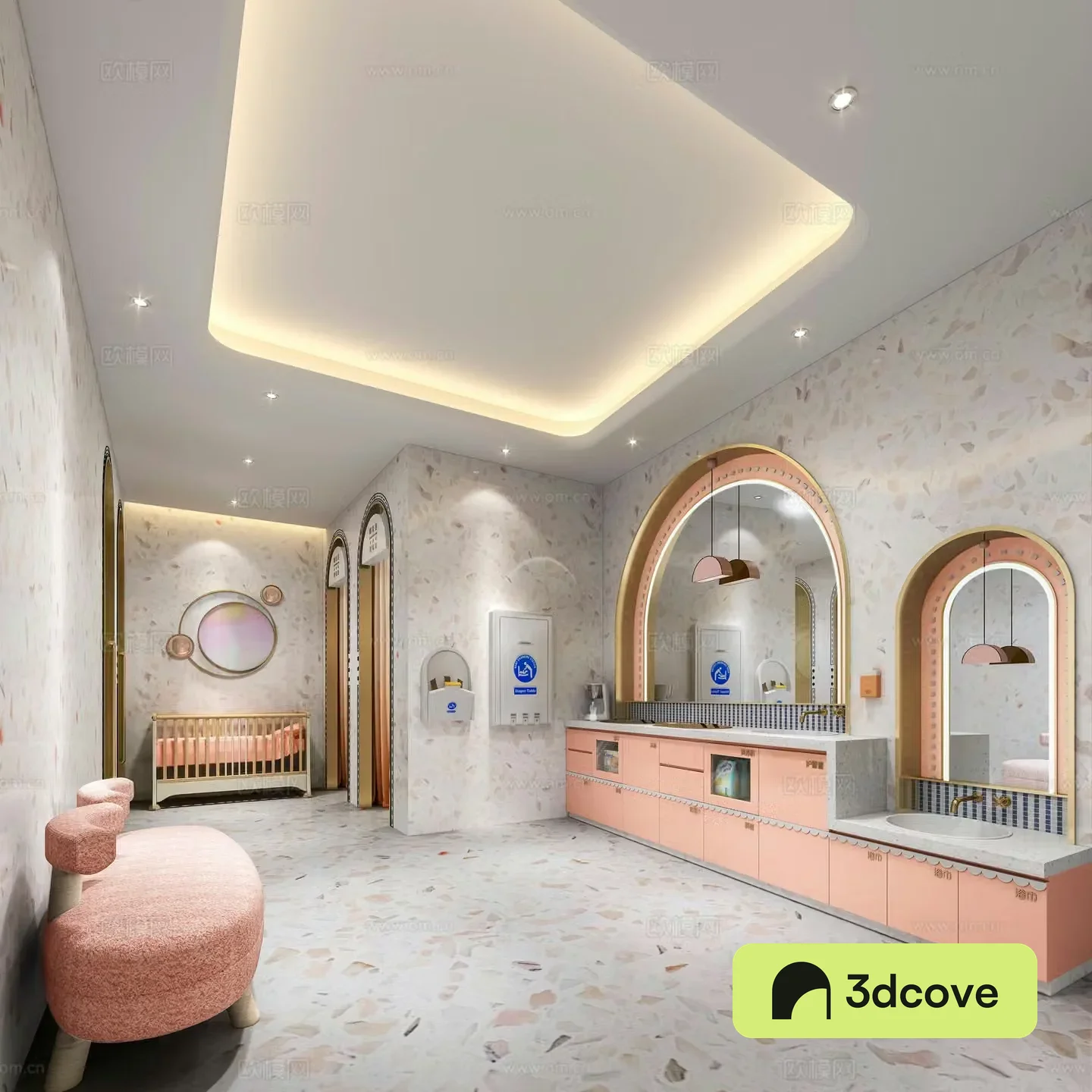 Modern multifunctional mother and baby room