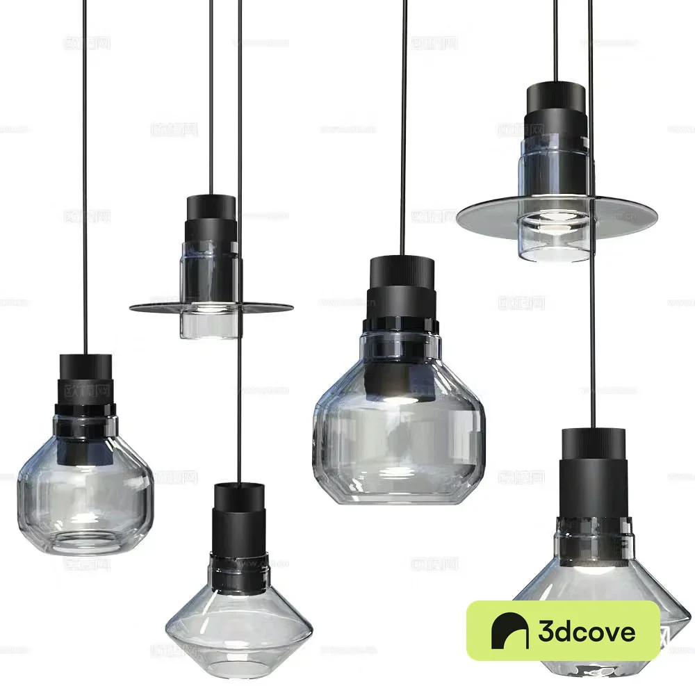 Cangini Tucci Italian glass chandelier