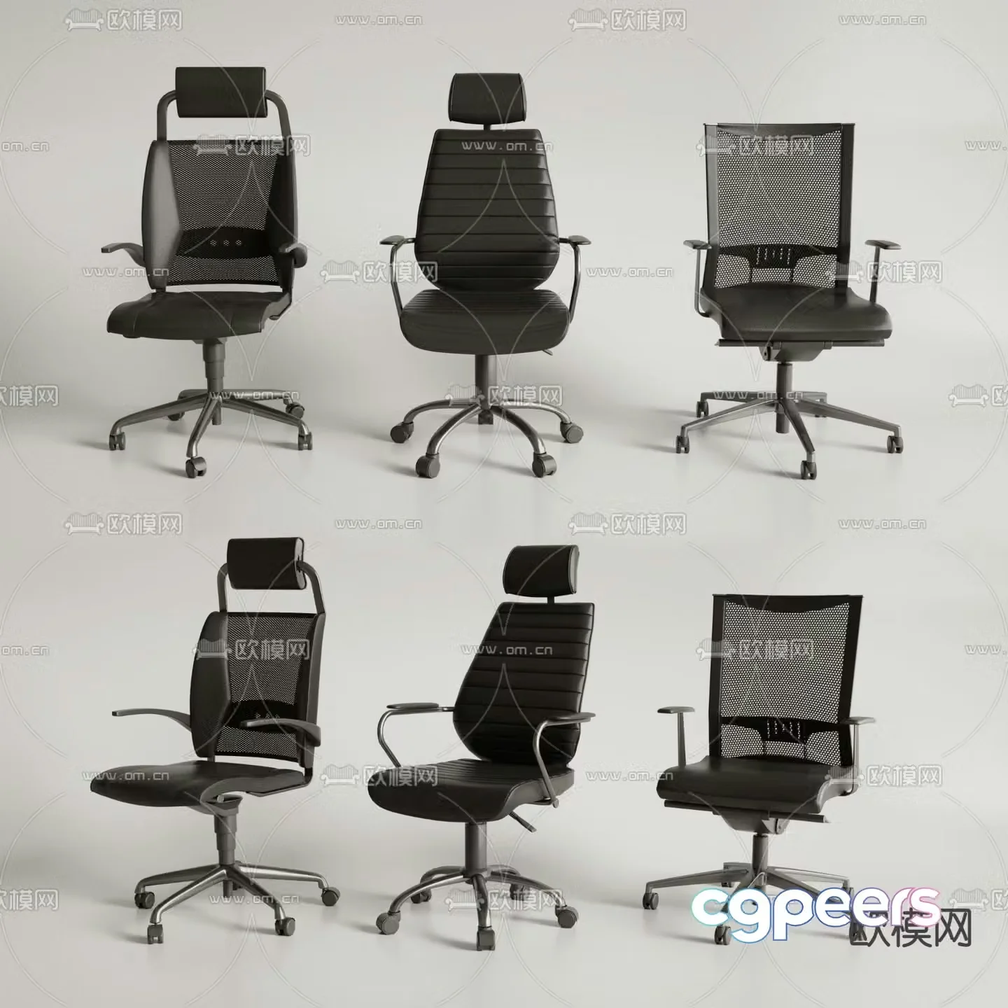 Staff chair office chair conference chair shift chair 3d model