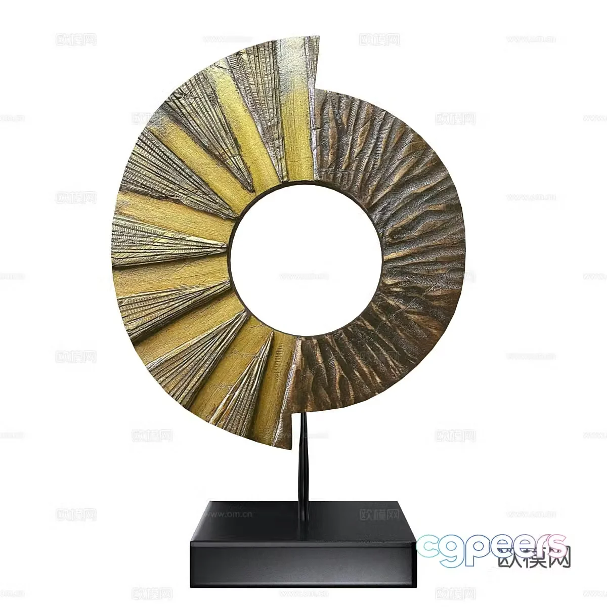 Abstract sculpture art ornament 3d model