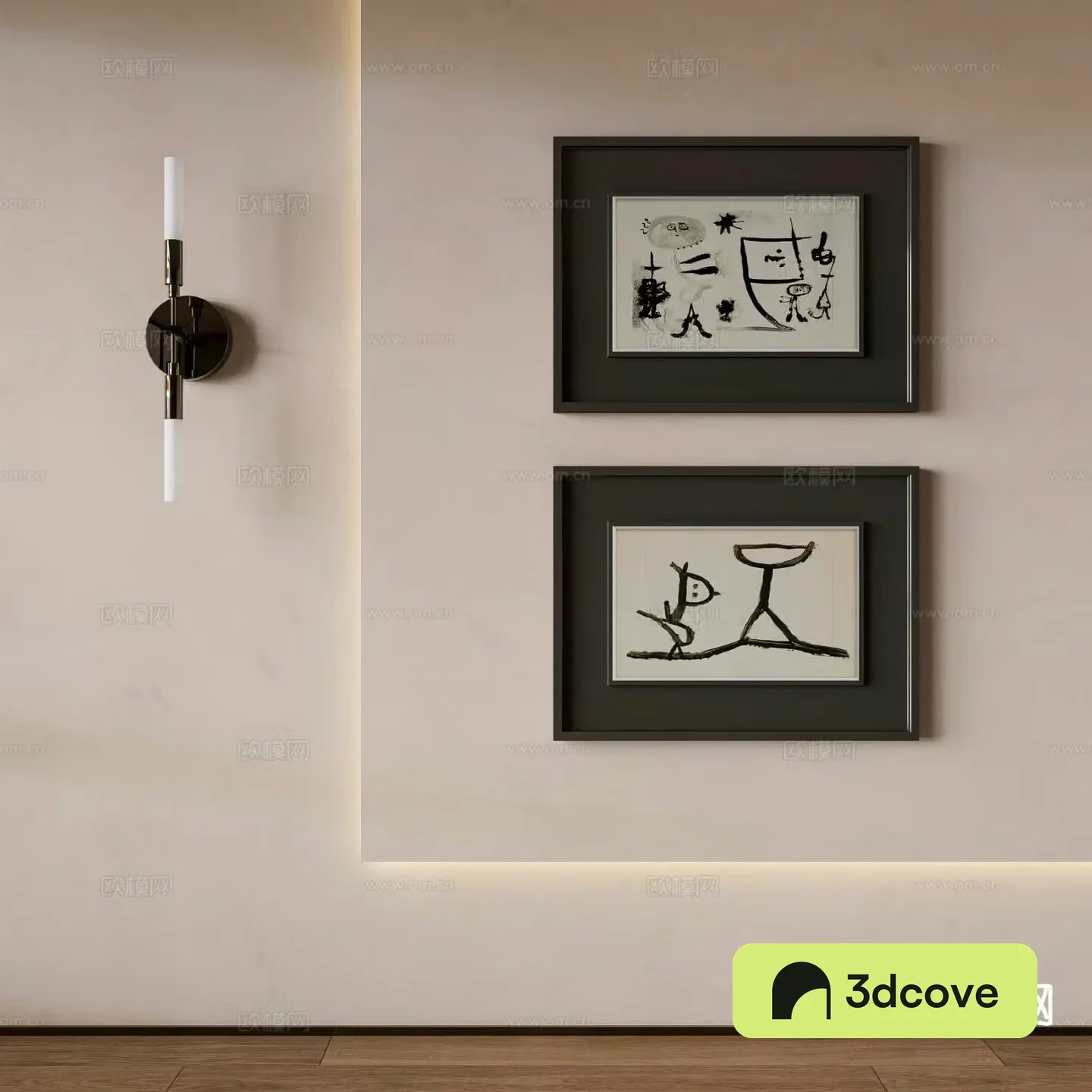 Medieval style decorative painting simple painting hanging painting