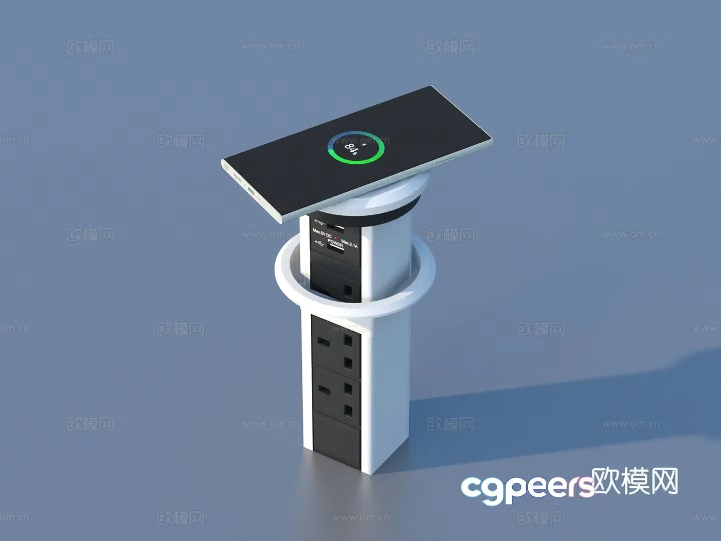 Socket Multifunctional table plug 3D model