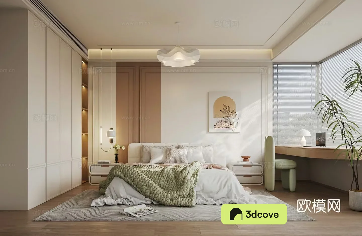 Creamy Bedroom