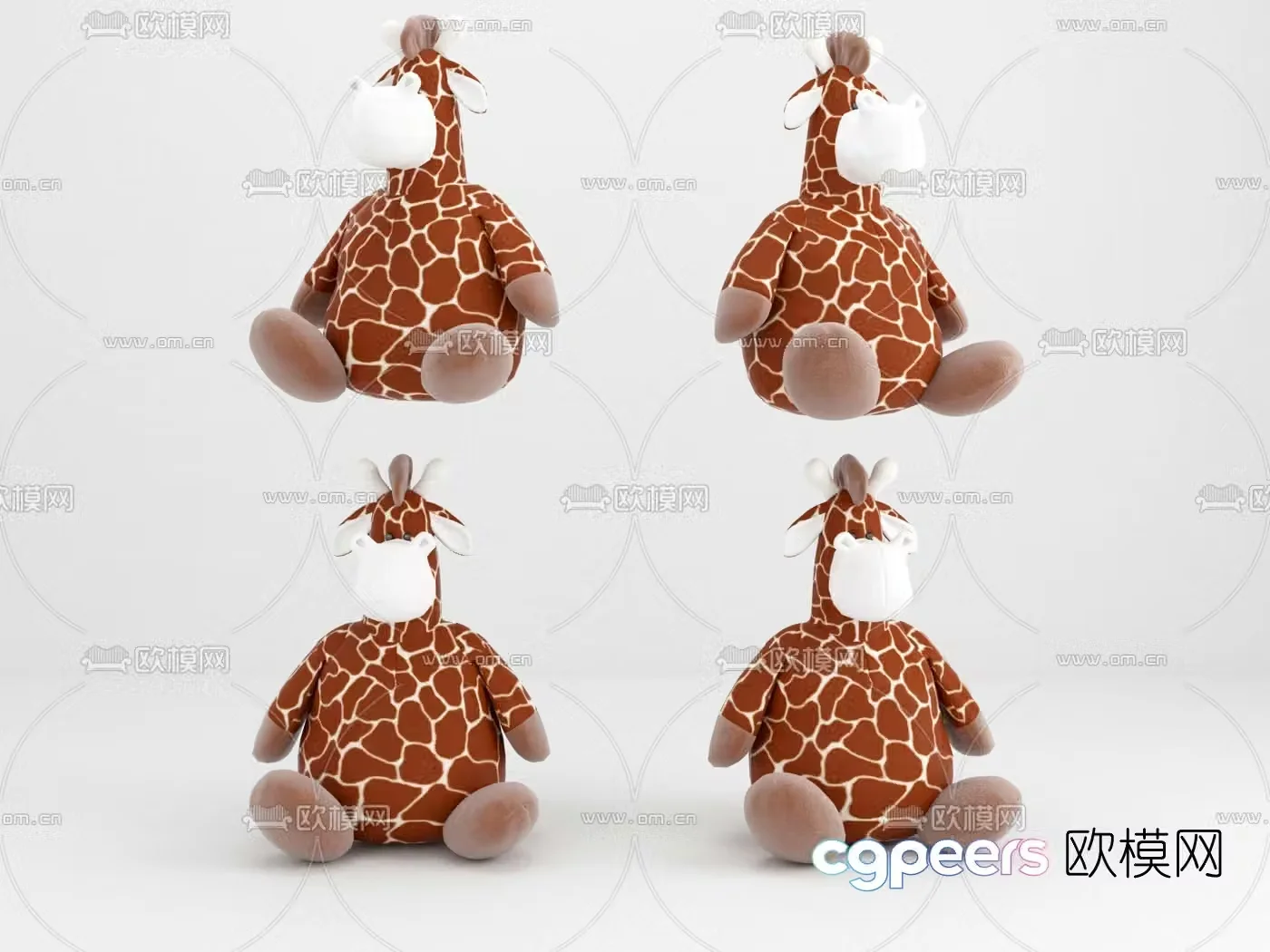 Modern calf doll 3d model