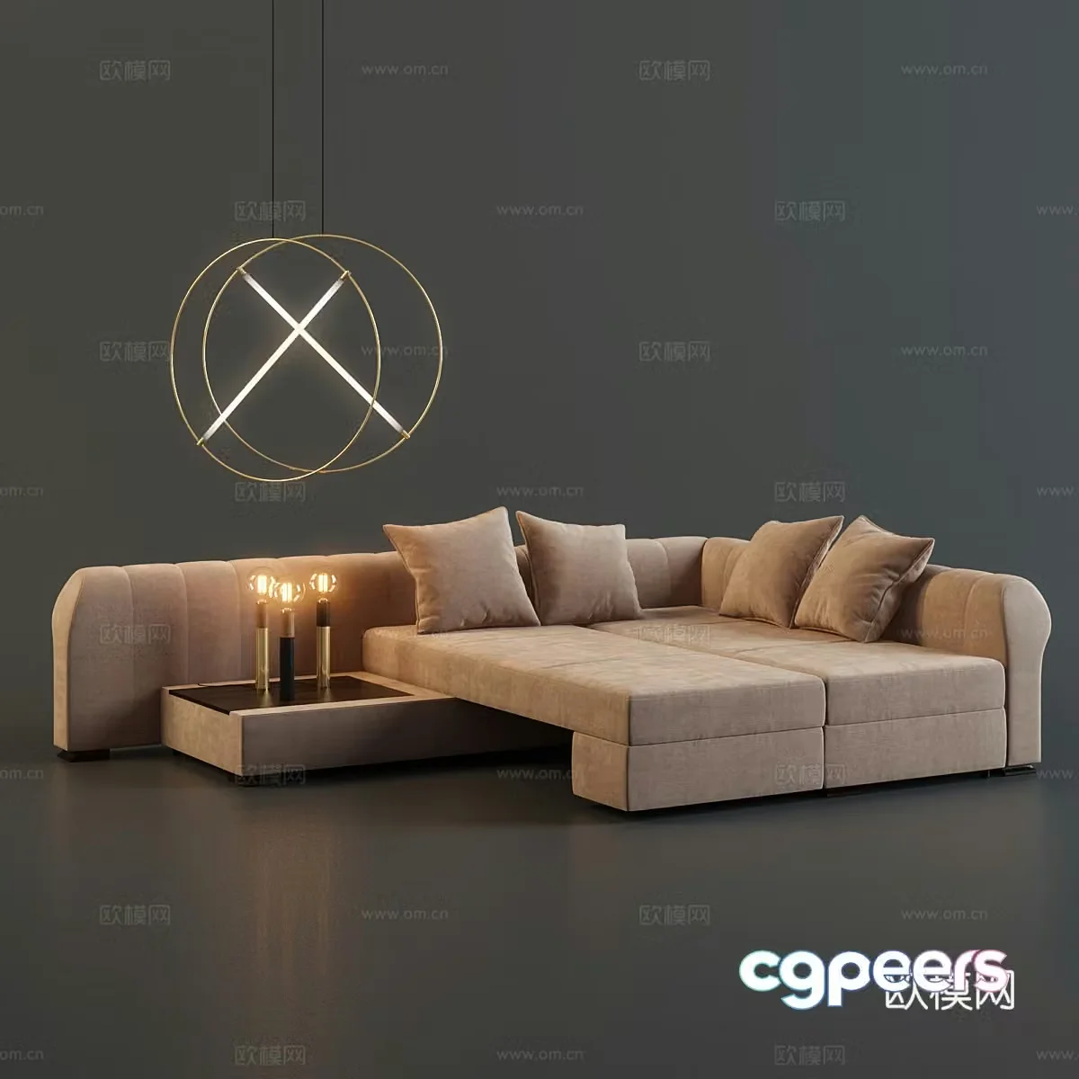 Sofa bed 3d model
