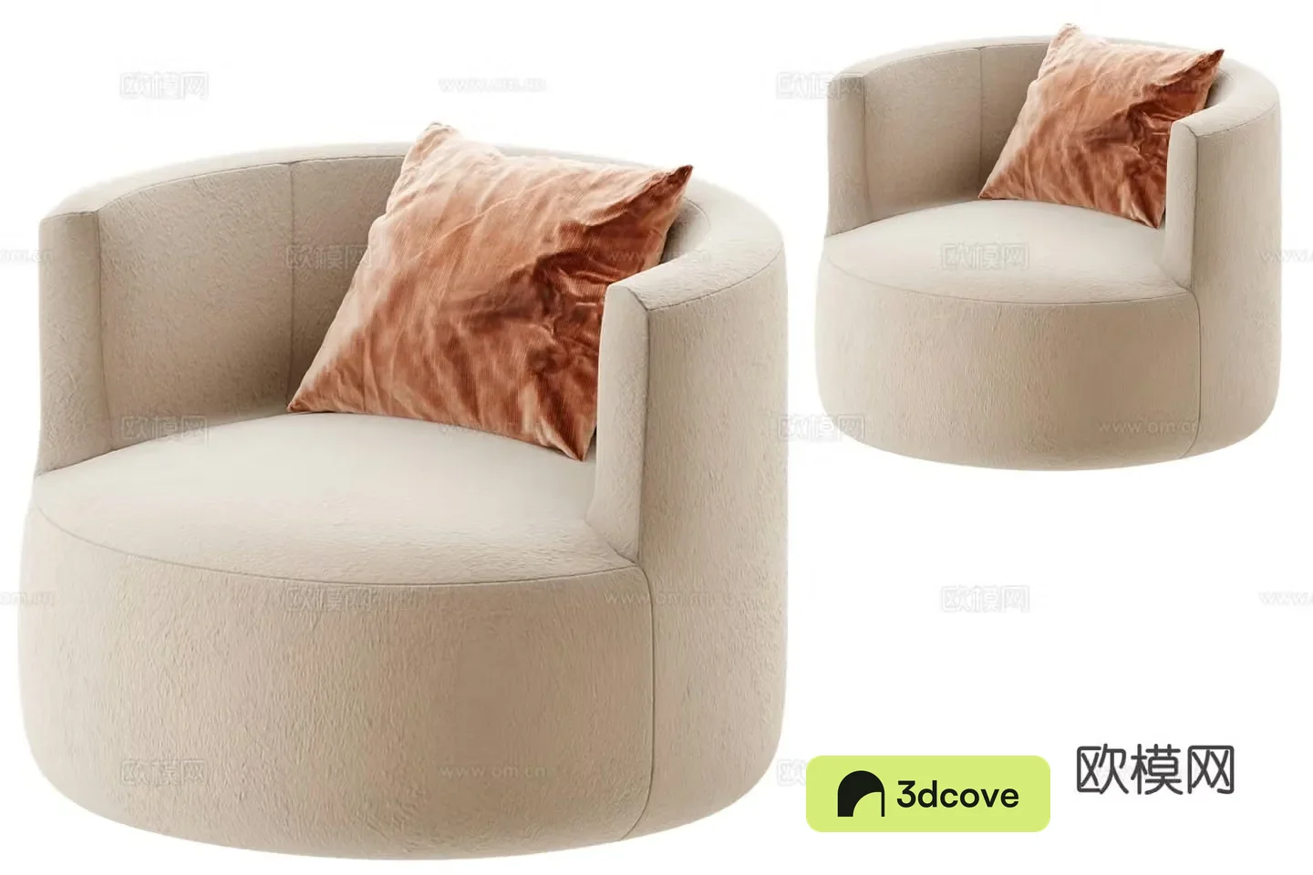 Single sofa armrest sofa