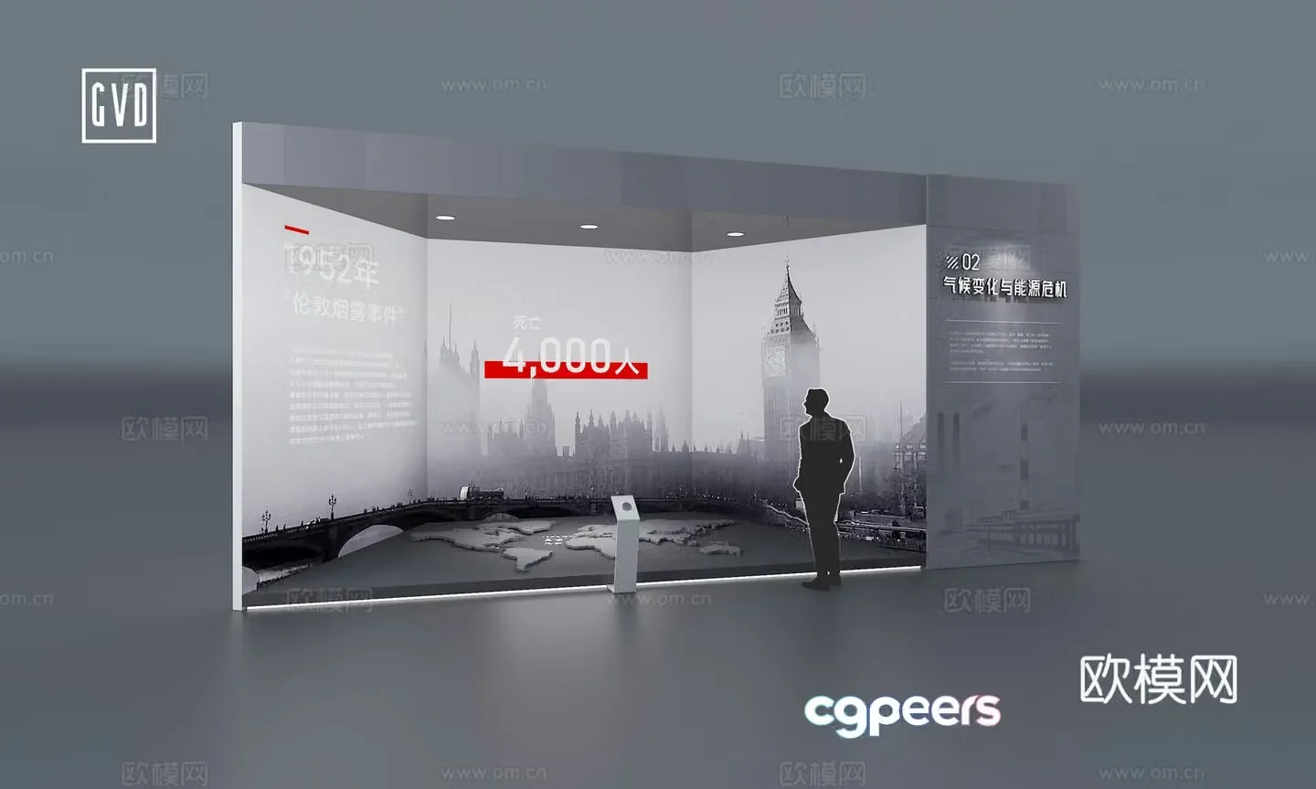 Modern Science and Technology Exhibition Hall Nuclear Energy Physical Device Nuclear Energy Power Generation Device Nuclear Power Plant Interactive Device 3D Model