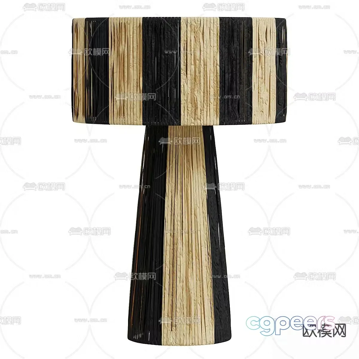Minimalist table lamp 3D model