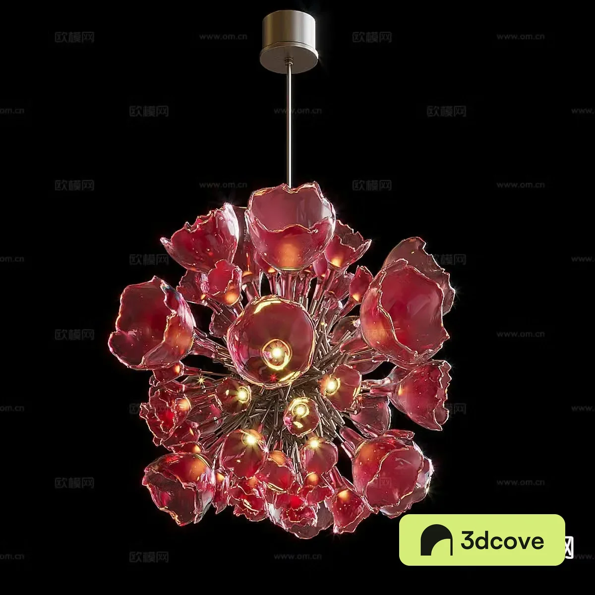 Flower chandelier