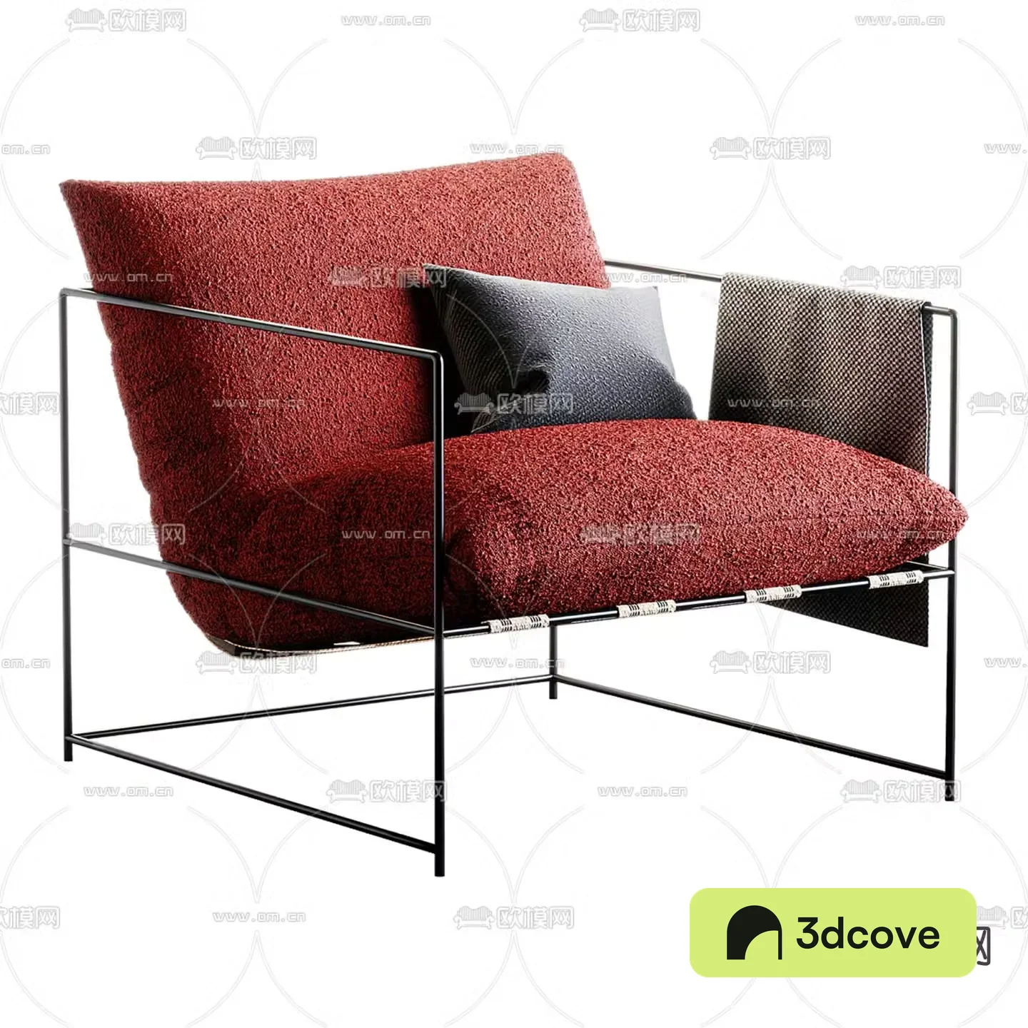 Modern leisure chair single chair back chair