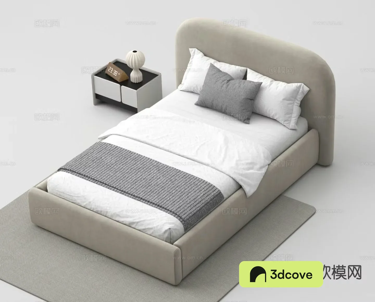 Modern single bed