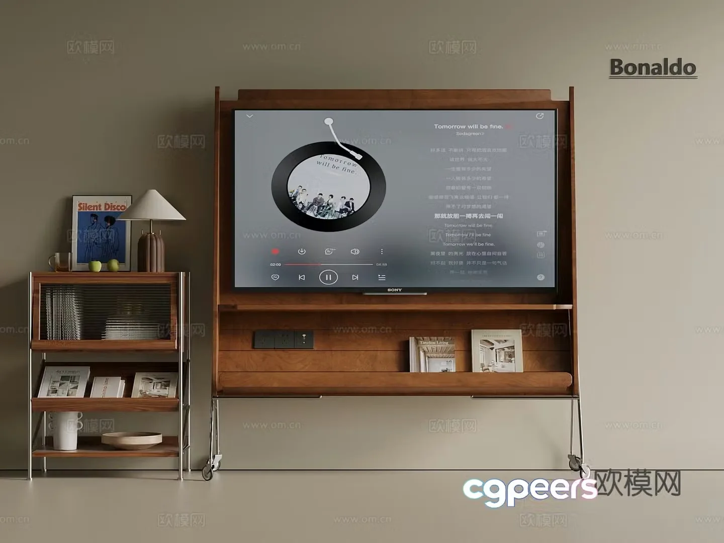 TV cabinet TV mobile TV floor-standing TV TV stand laser TV 3d model