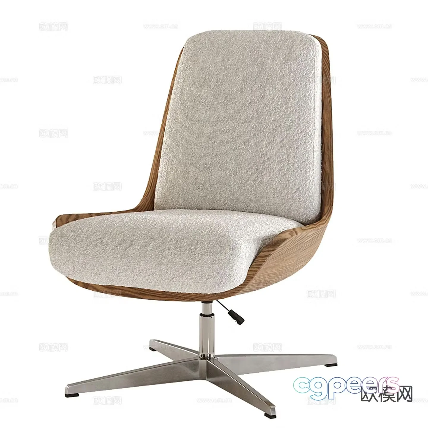 Modern office chair conference chair staff chair 3d model