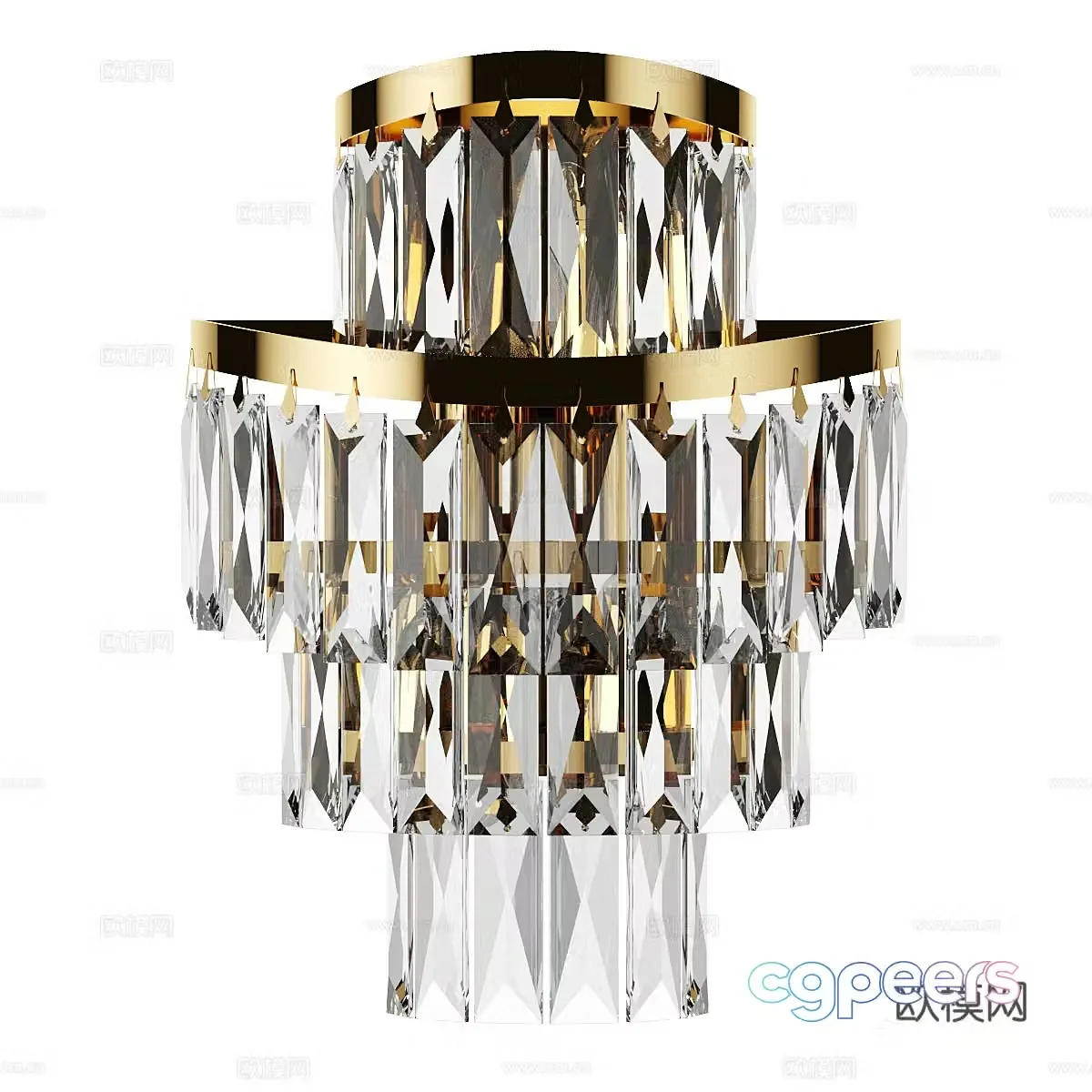 Light luxury wall lamp simple wall lamp 3d model