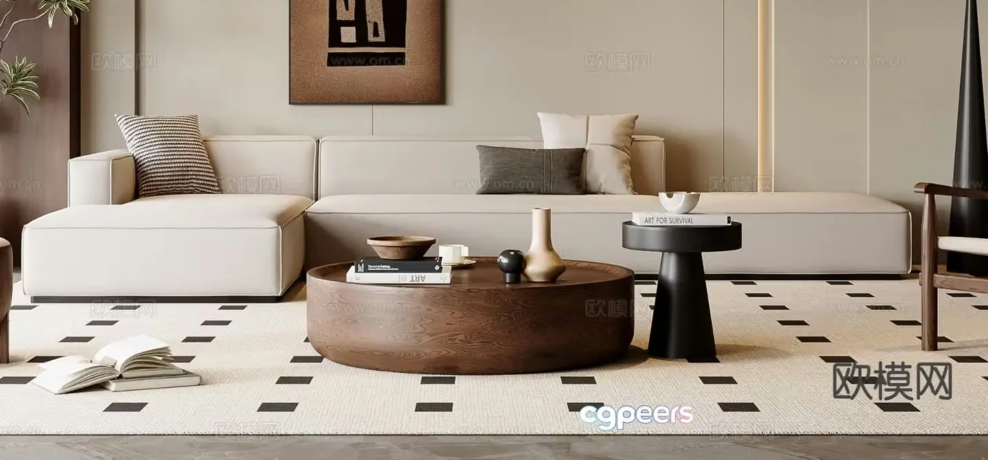 Medieval style sofa corner sofa 3d model