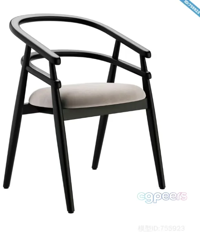 Wooden Chair 3D Model – 1457 – VRAY Render