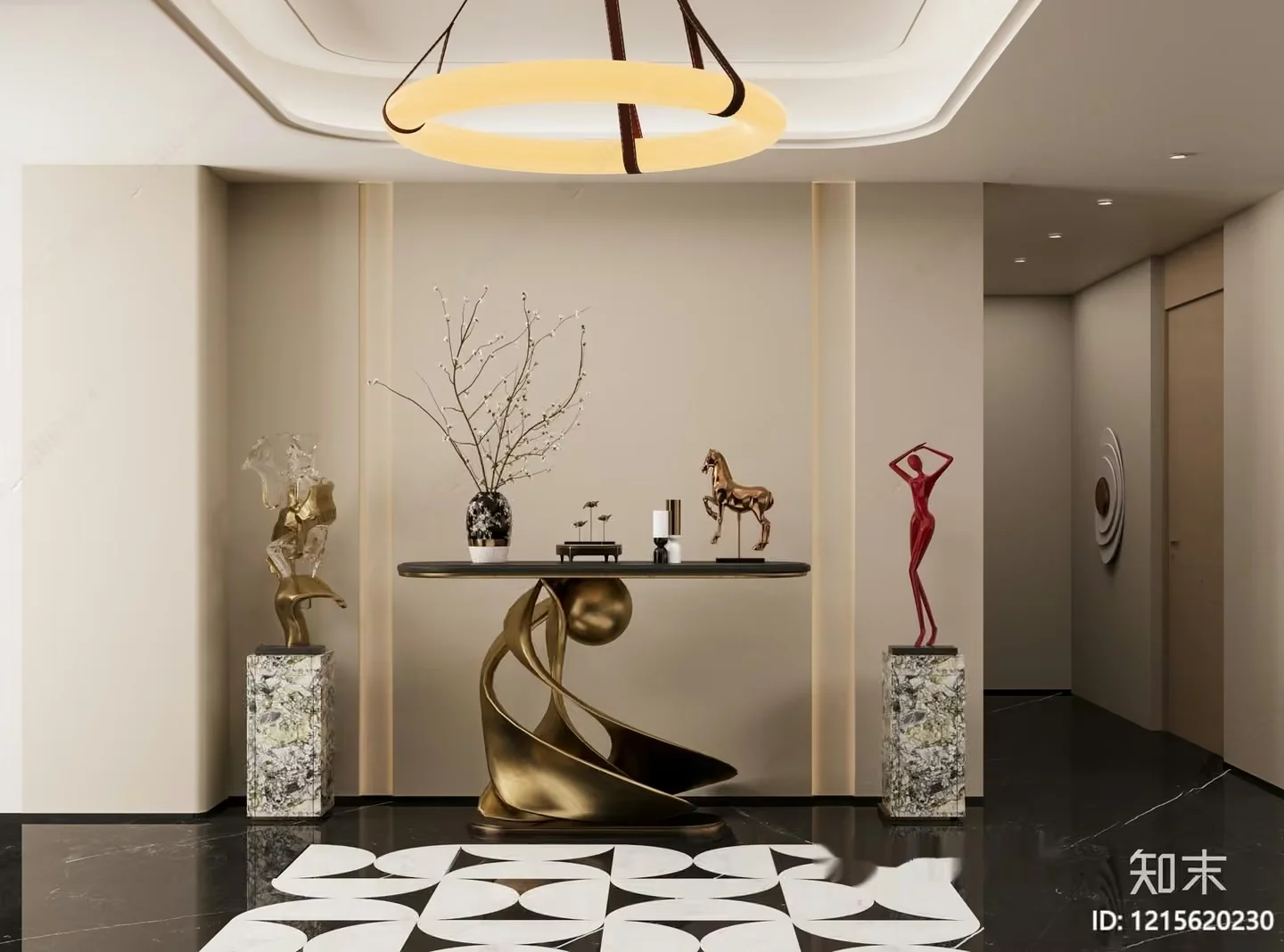 Modern Luxury Interior 3D Model – 13885 – VRAY Render
