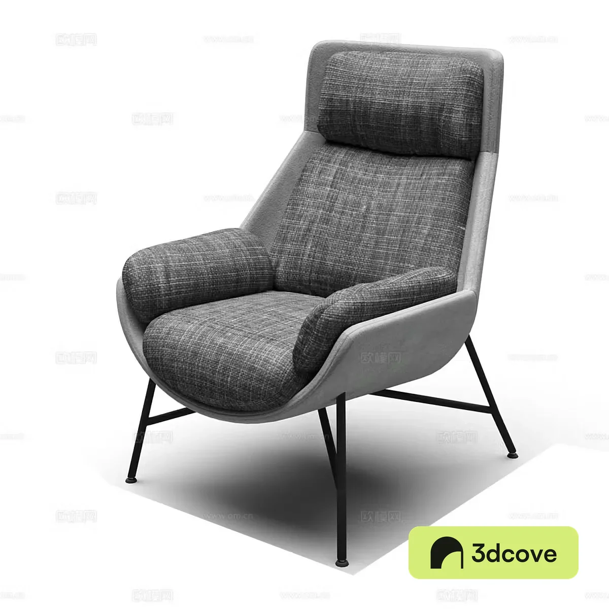 Modern simple single sofa simple sofa casual sofa