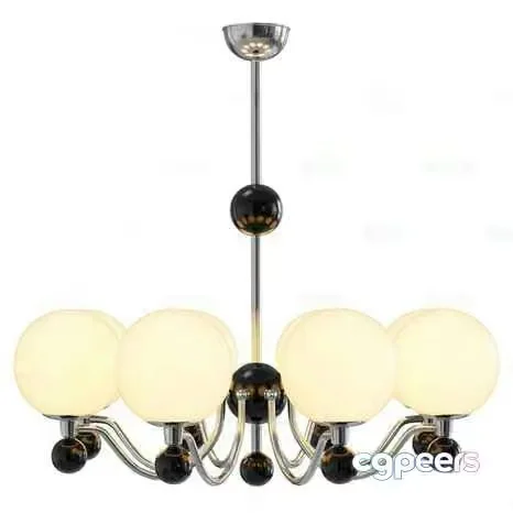 Gold Light Fixture 3D Model – 21644 – CORONA Render