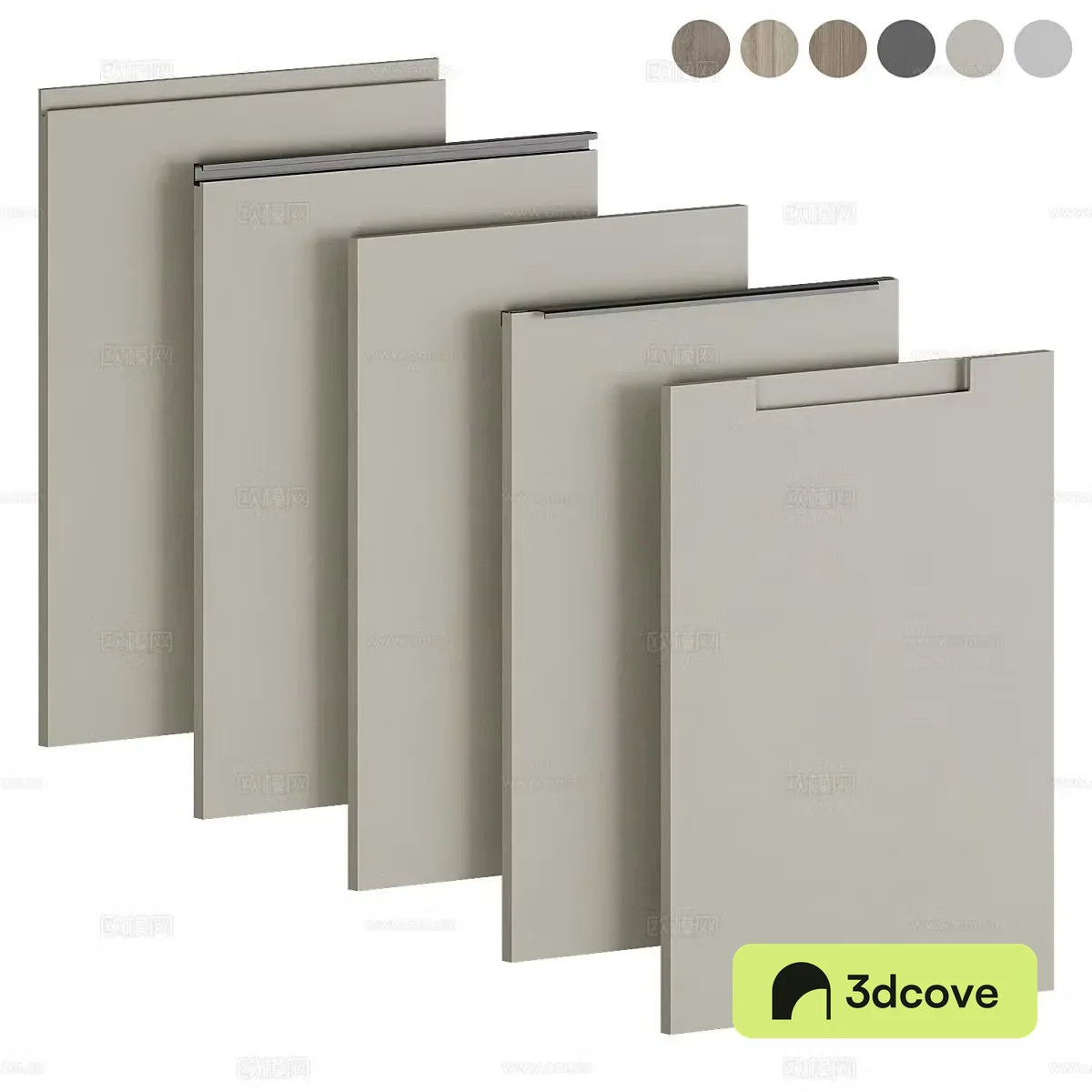 Modern cabinet door panel