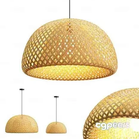Gold Light Fixture 3D Model – 9159 – VRAY Render
