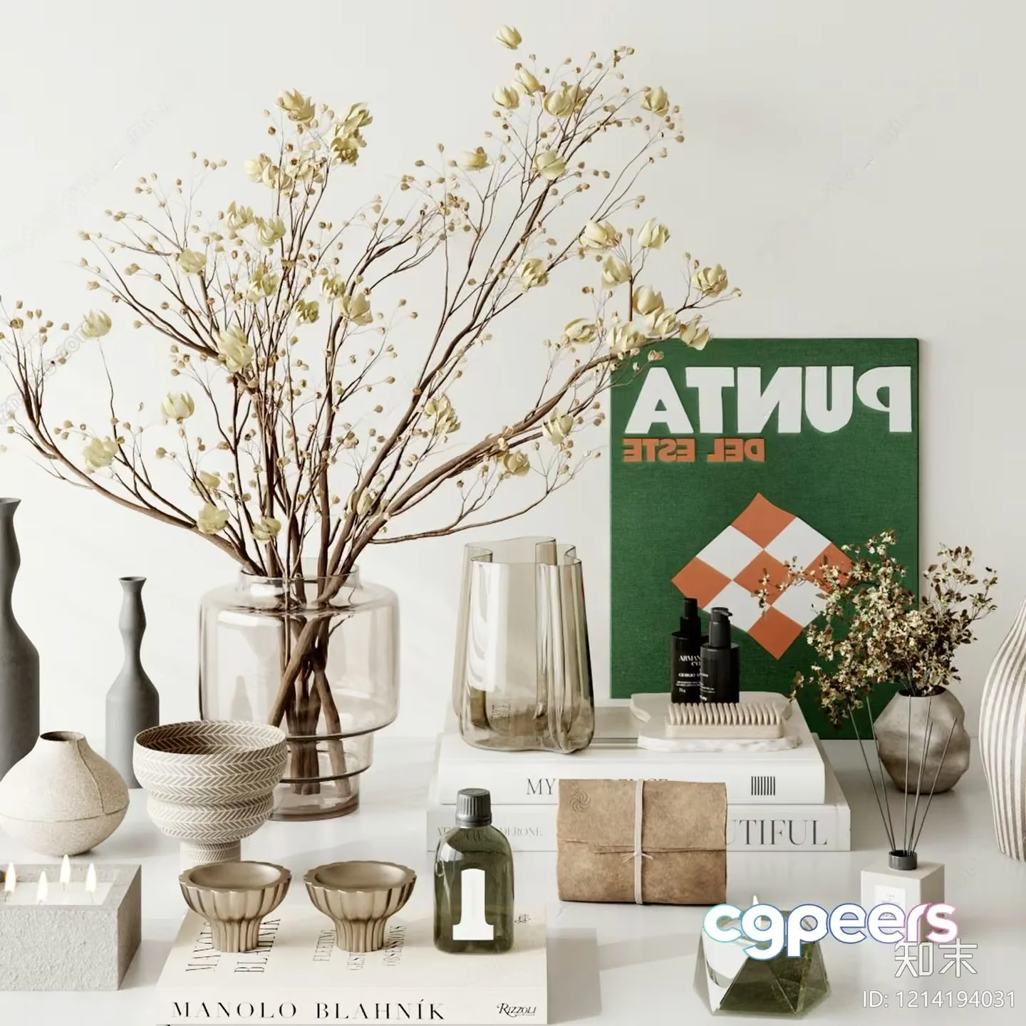 Modern Home Decor 3D Model – 9648 – VRAY Render