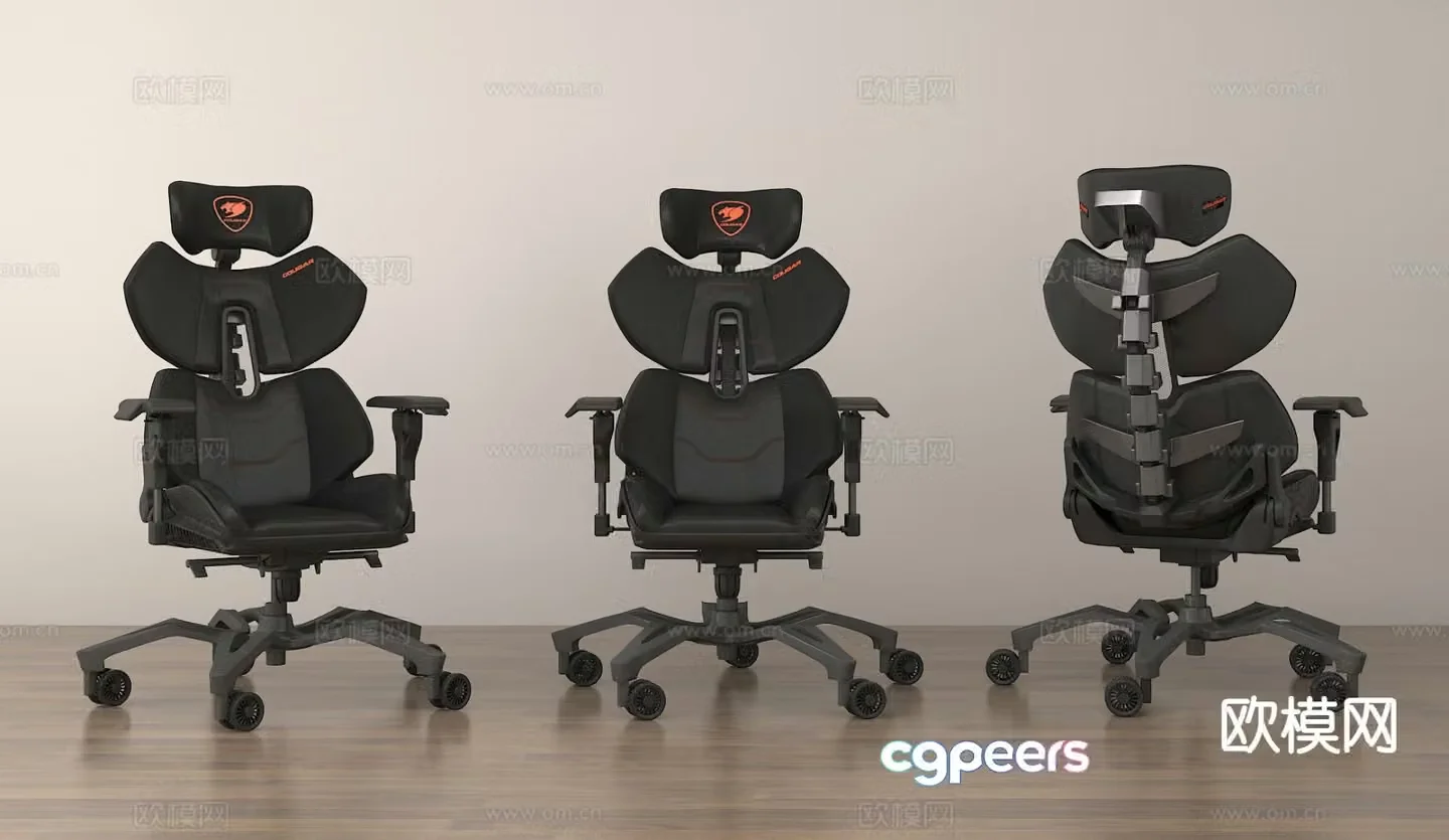 Esports chair computer chair gaming chair 3d model