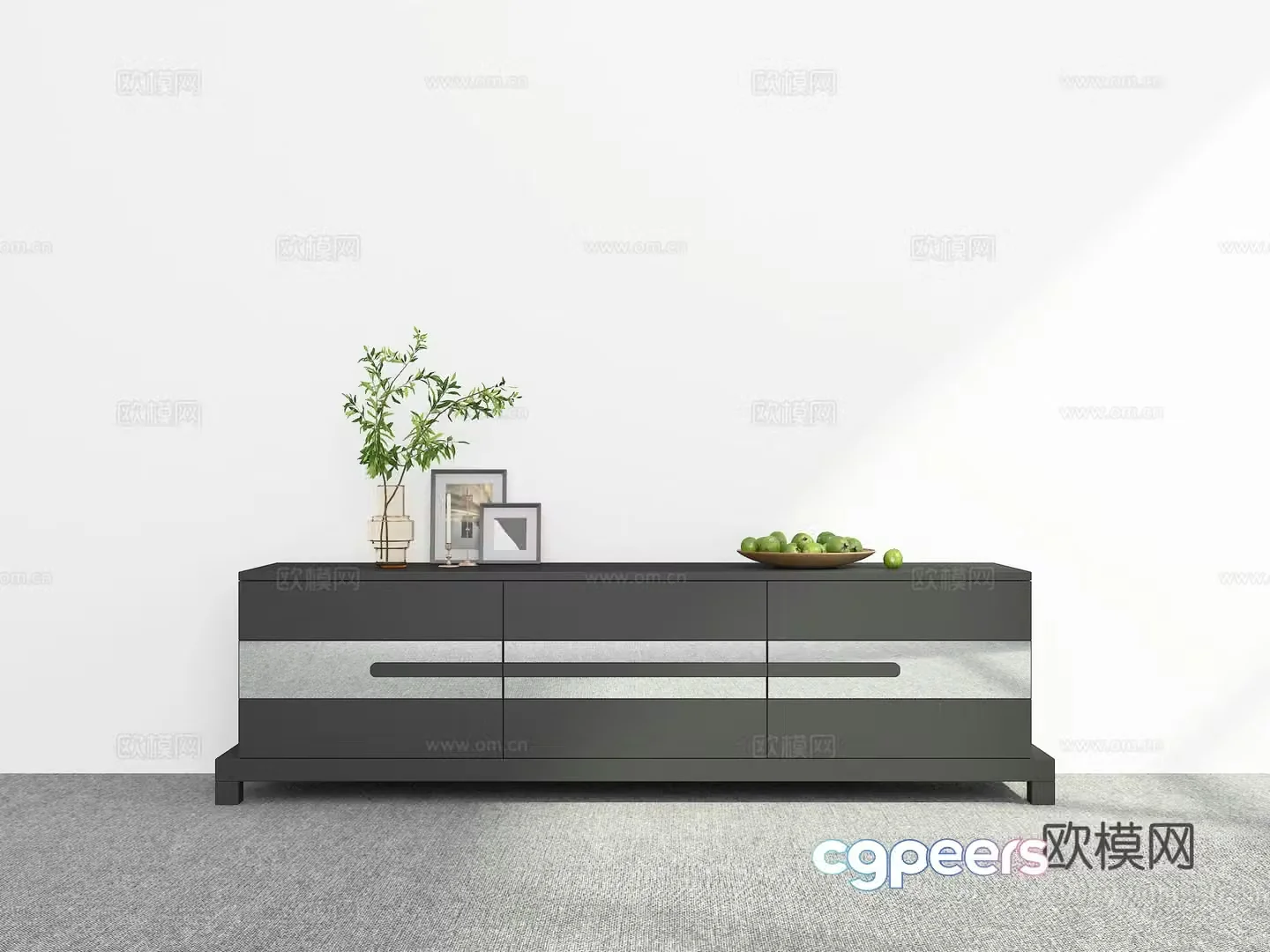 Modern TV cabinet 3d model
