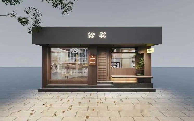 Modern Storefront 3D Model – 13800 – CORONA Render